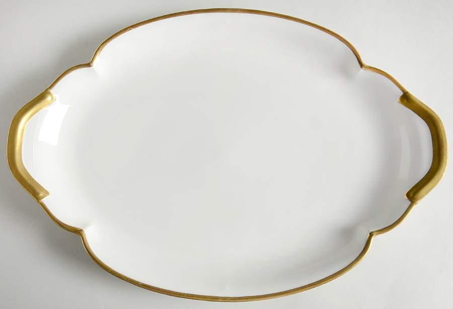 Schleiger 128 15" Oval Serving Platter by Haviland-1