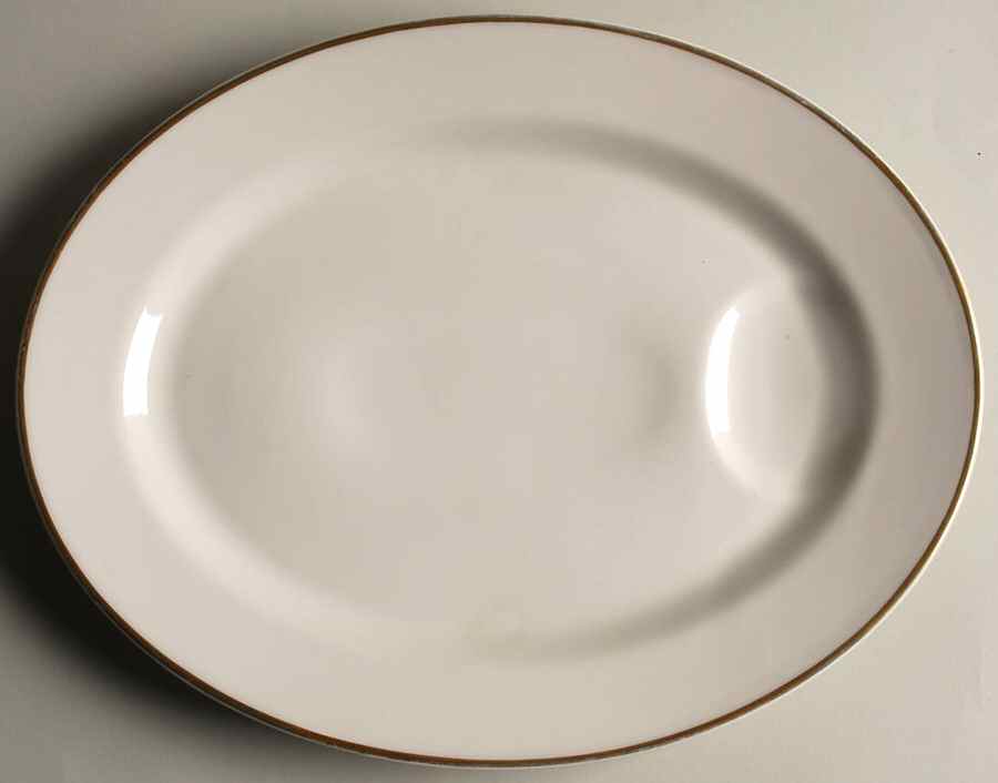 Schleiger 128 13" Oval Platter with Well by Haviland-1