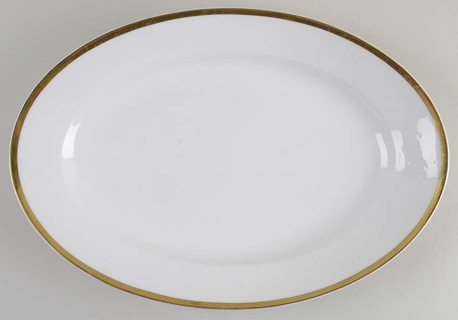 Schleiger 128 16" Oval Serving Platter by Haviland-1