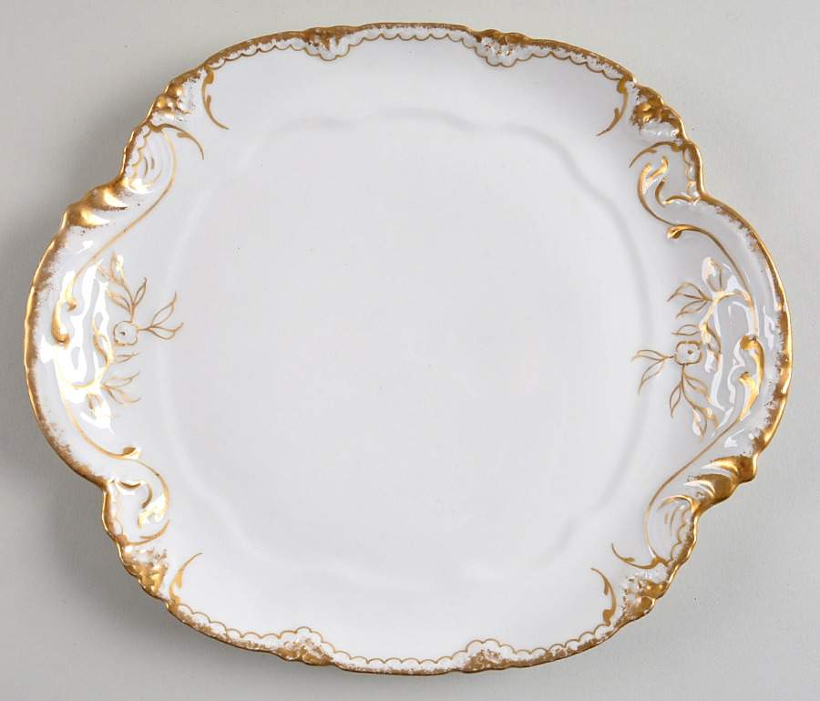 Schleiger 133 Handled Cake Plate by Haviland-1