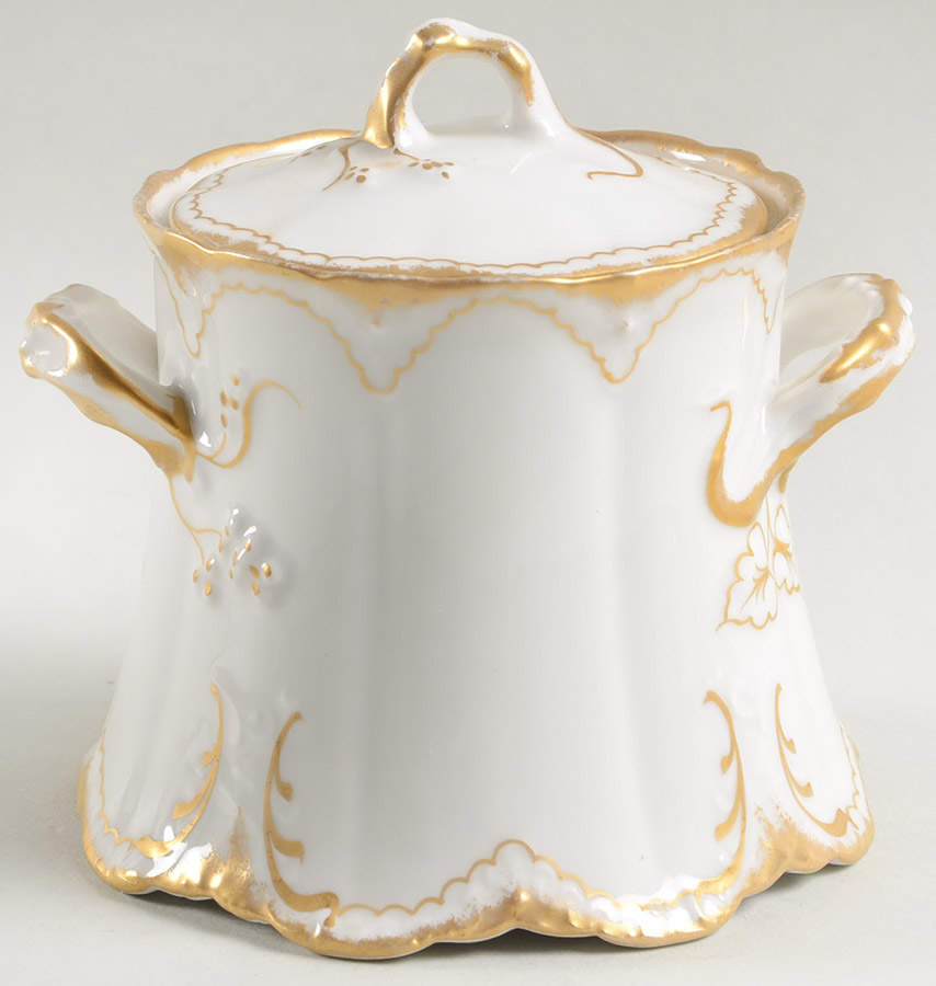 Schleiger 133 Sugar Bowl & Lid by Haviland-1