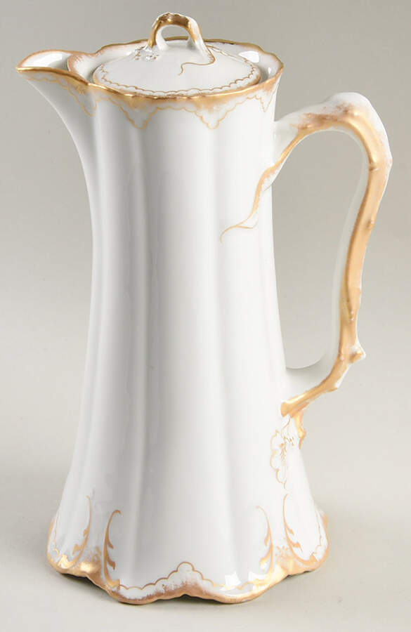 Schleiger 133 Chocolate Pot & Lid by Haviland-1