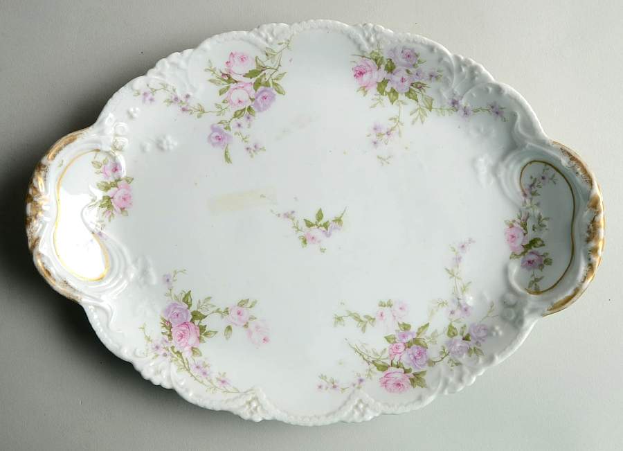 Schleiger 137f 11" Oval Serving Platter by Haviland-1