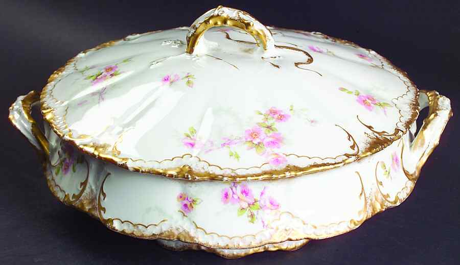 Schleiger 141D Round Covered Vegetable by Haviland-1