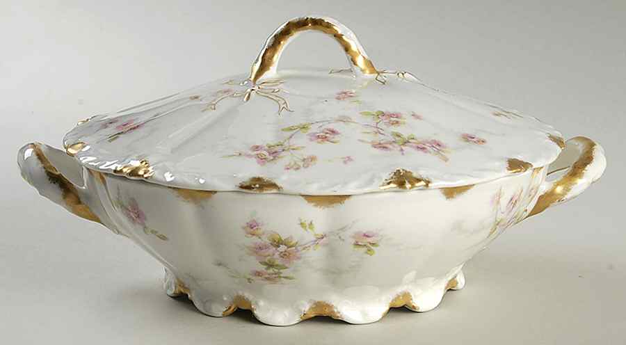 Schleiger 141E Round Covered Vegetable by Haviland-1