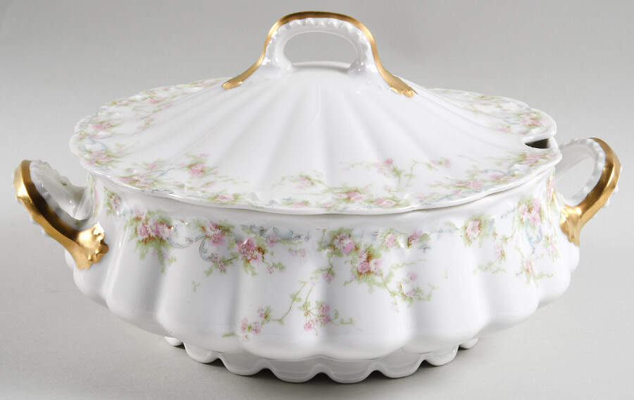 Schleiger 142 Tureen &  Lid by Haviland-1