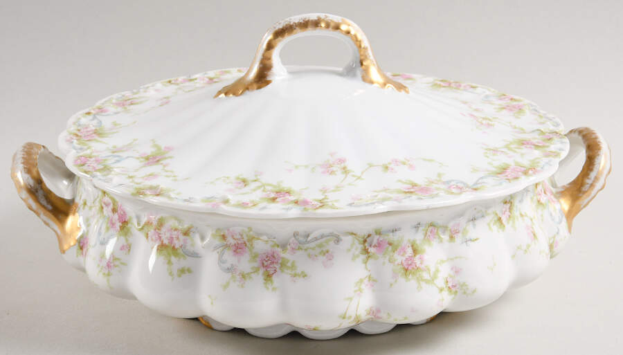 Schleiger 142 Round Covered Vegetable by Haviland-1