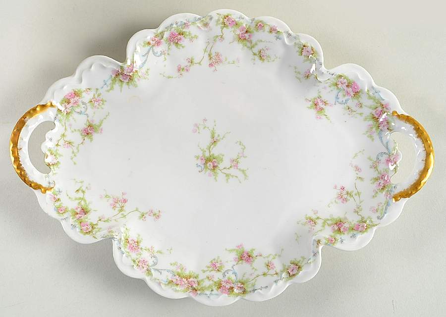 Schleiger 142 12" Oval Serving Platter by Haviland-1