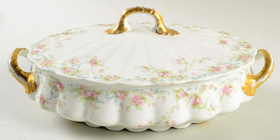 Schleiger 142 Oval Covered Vegetable by Haviland-1