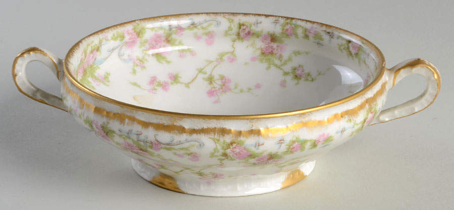 Schleiger 142a Flat Cream Soup Bowl by Haviland-1