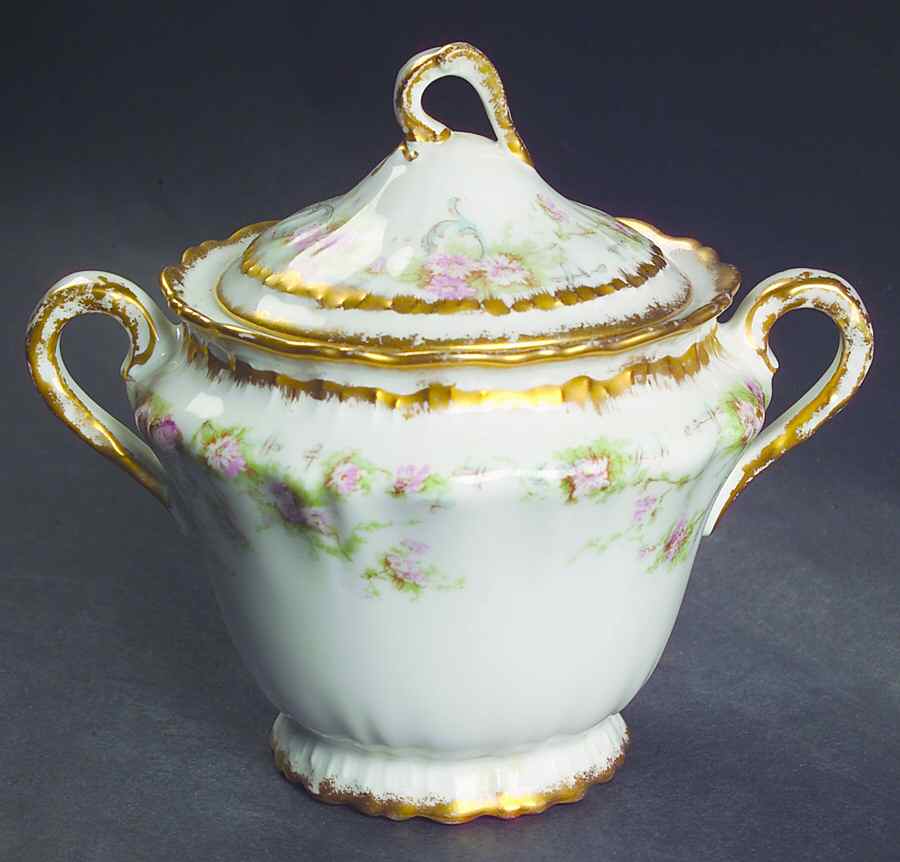 Schleiger 142a Sugar Bowl & Lid by Haviland-1