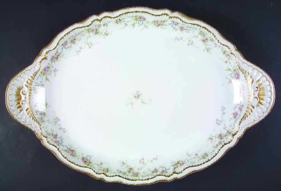 Schleiger 142a 20" Oval Serving Platter by Haviland-1
