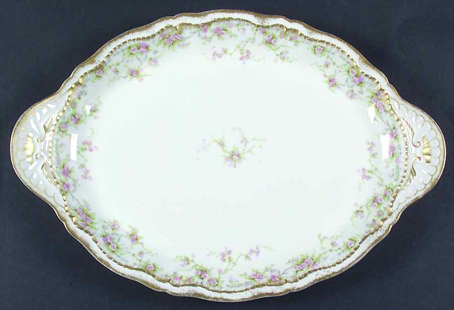 Schleiger 142a 16" Oval Serving Platter by Haviland-1