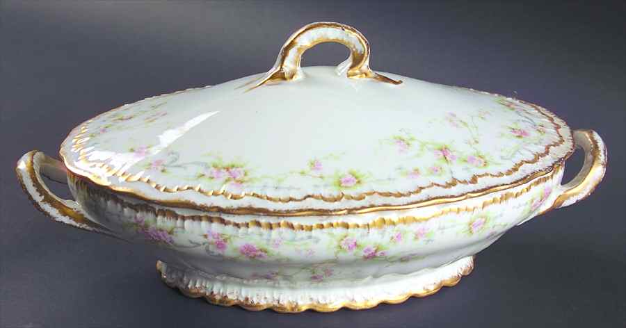 Schleiger 142a Oval Covered Vegetable by Haviland-1