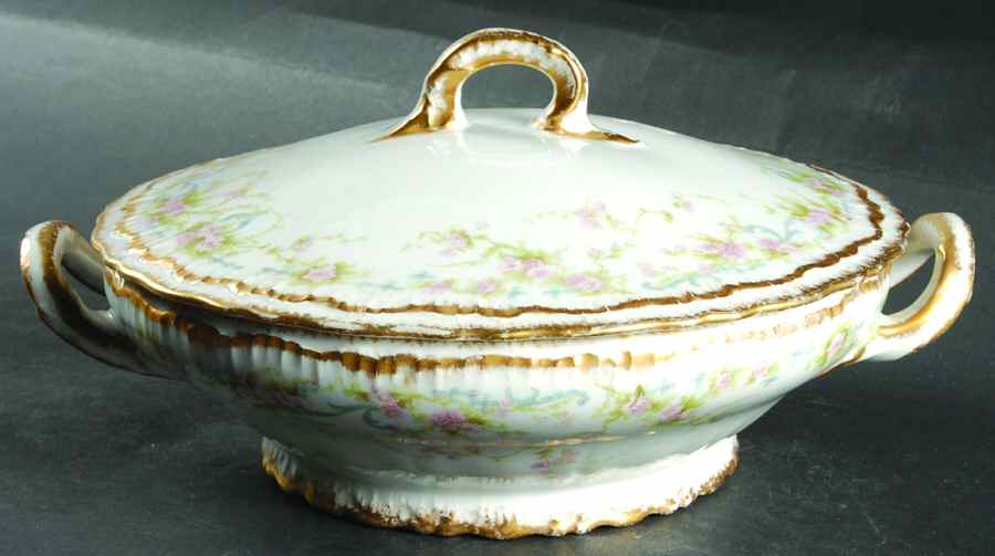 Schleiger 142a Round Covered Vegetable by Haviland-1