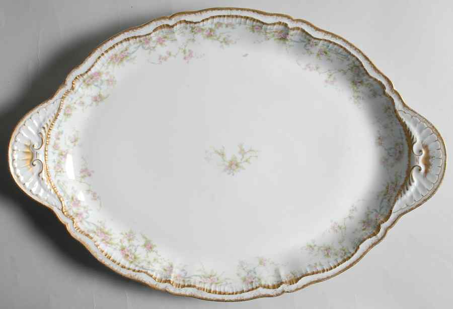 Schleiger 142a 18" Oval Serving Platter by Haviland-1