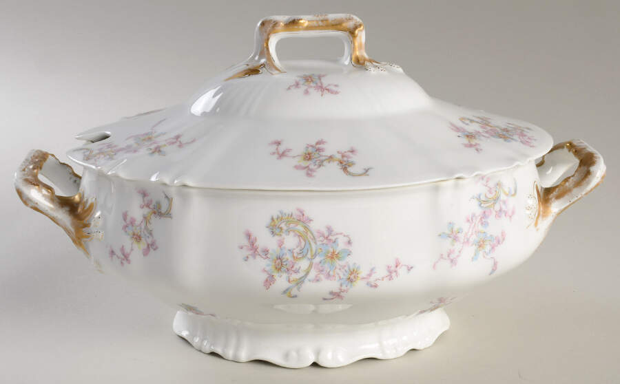 Schleiger 143i Oval Tureen & Lid by Haviland-1
