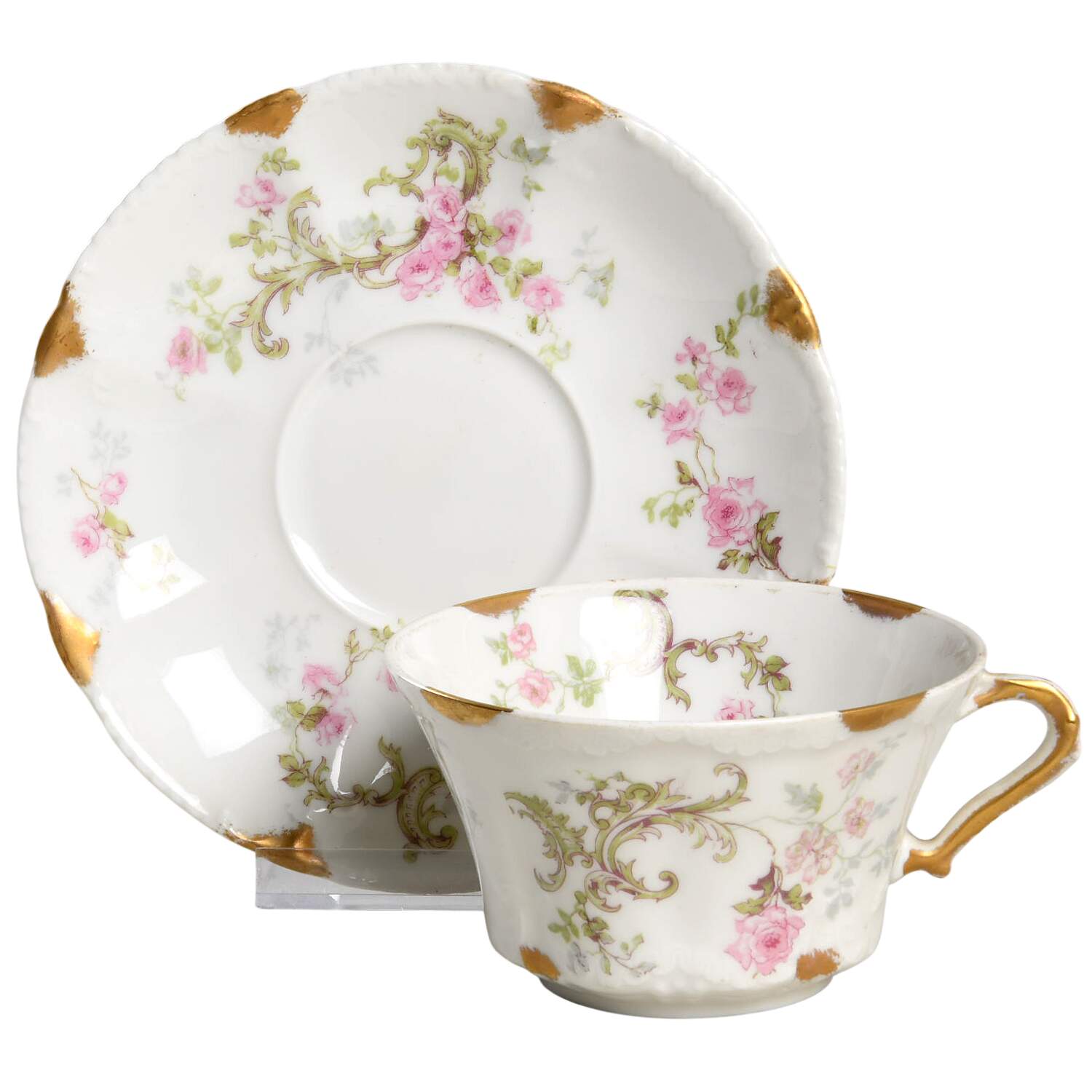 Schleiger 144 Oversized Cup & Saucer Set by Haviland-1
