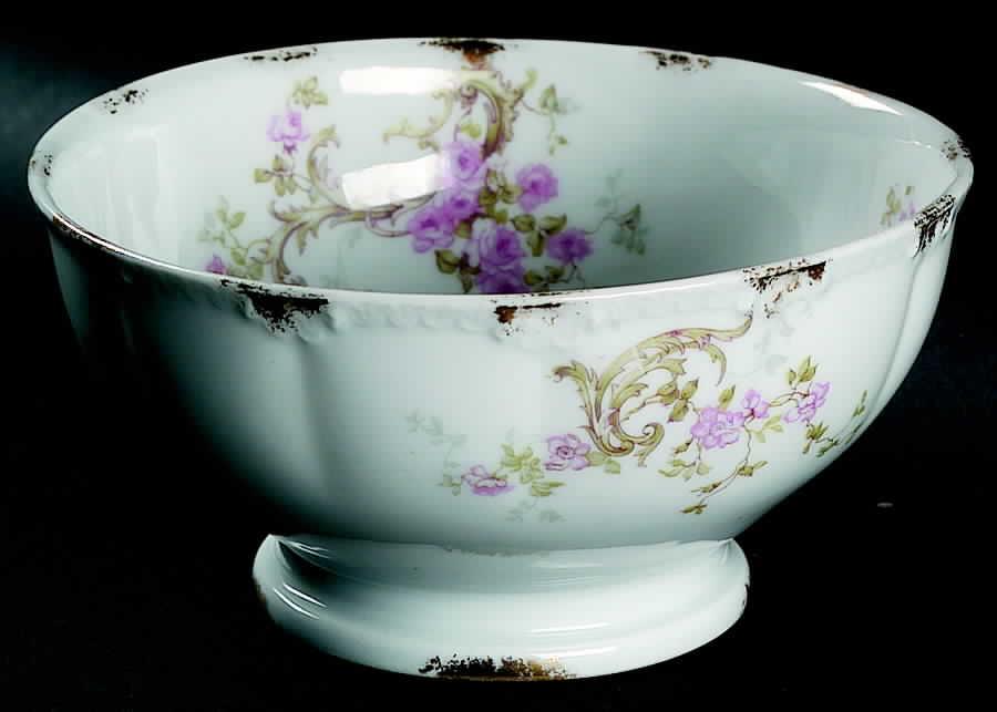 Schleiger 144 Cranberry Bowl by Haviland-1