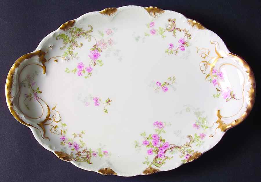 Schleiger 144 11" Oval Serving Platter by Haviland-1