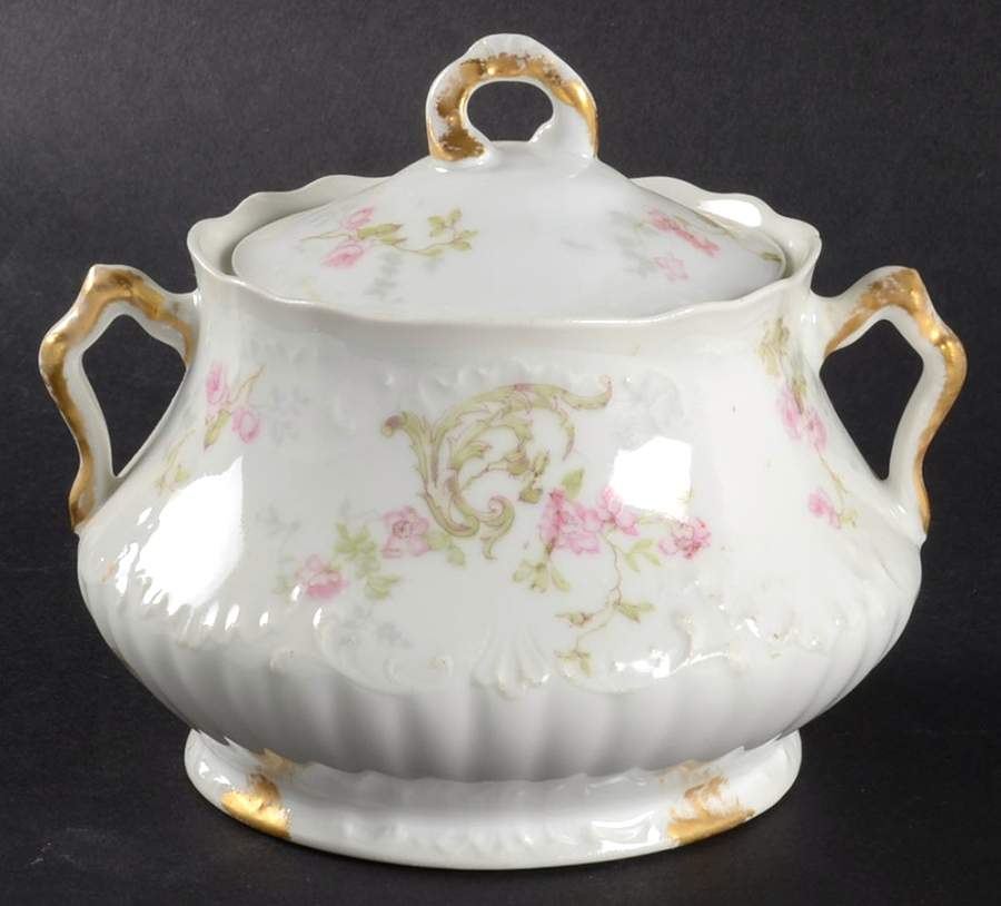 Schleiger 144a Sugar Bowl & Lid by Haviland-1