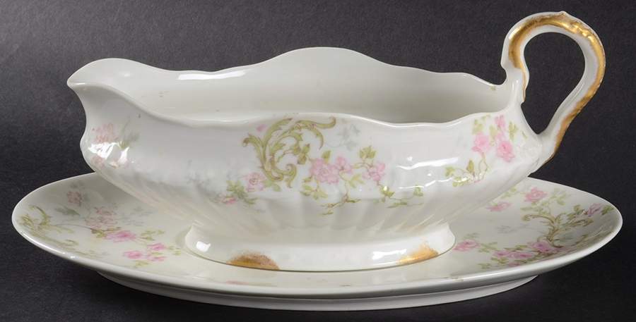Schleiger 144a Gravy Boat & Underplate by Haviland-1