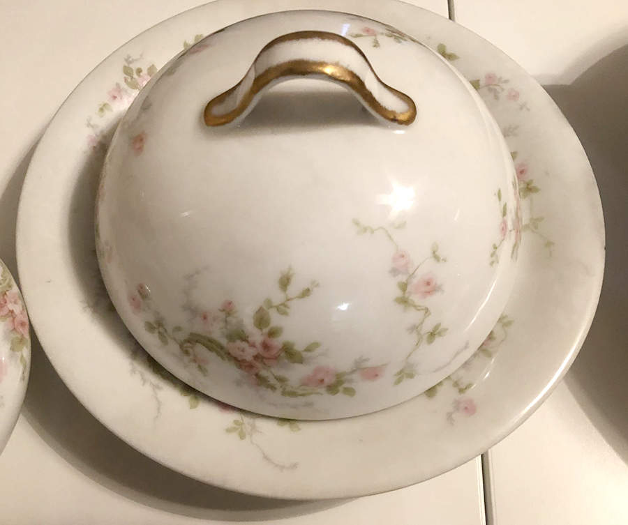 Schleiger 144D Round Covered Butter by Haviland-1