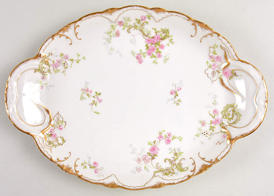 Schleiger 144F 13" Oval Serving Platter by Haviland-1