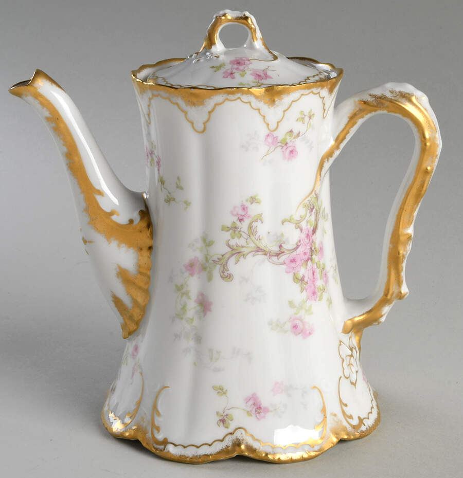 Schleiger 144F Coffee Pot & Lid by Haviland-1