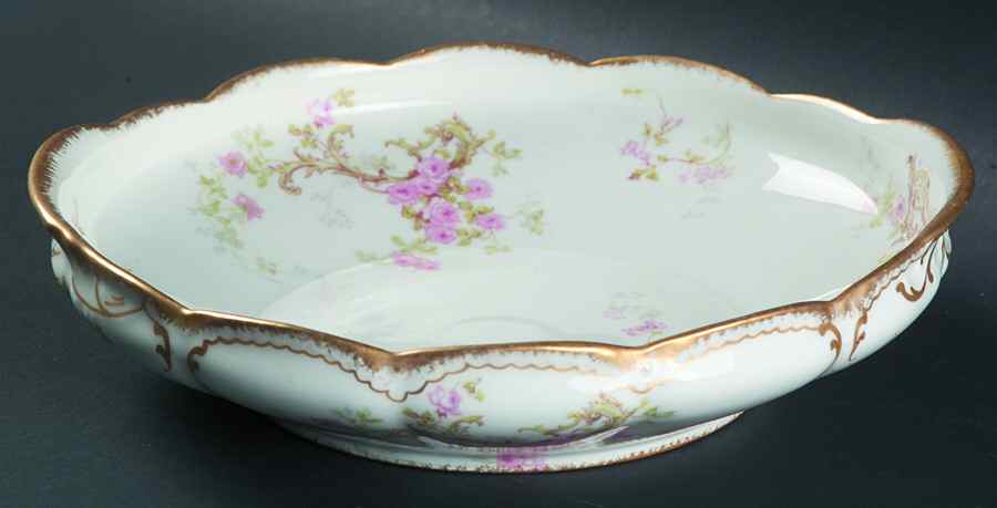 Schleiger 144F 9" Round Shallow Vegetable Bowl by Haviland-1