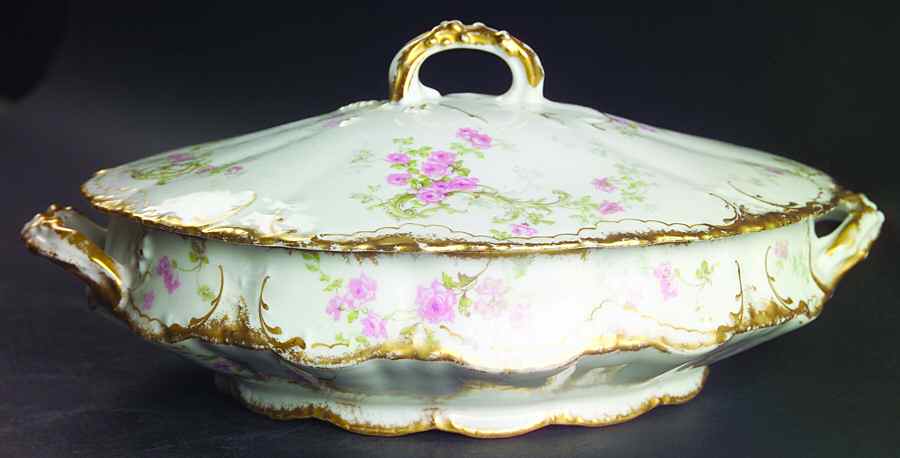Schleiger 144F Oval Covered Vegetable by Haviland-1