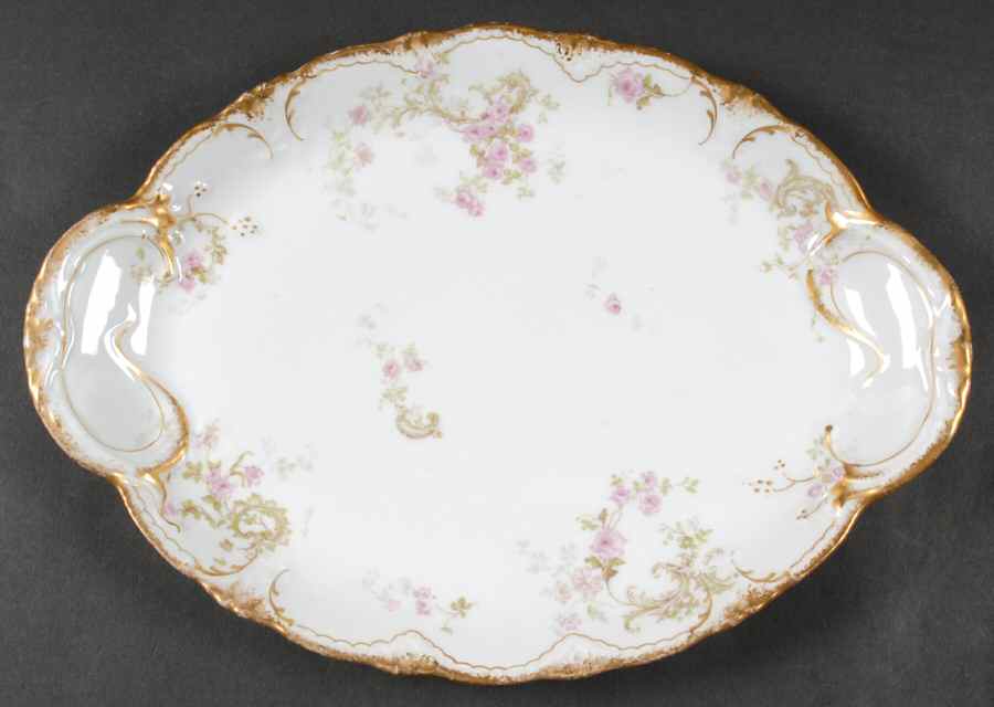 Schleiger 144F 14" Oval Serving Platter by Haviland-1