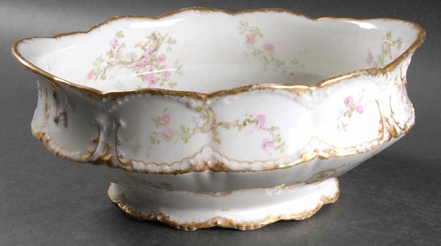 Schleiger 144F 10" Large Salad Serving Bowl by Haviland-1