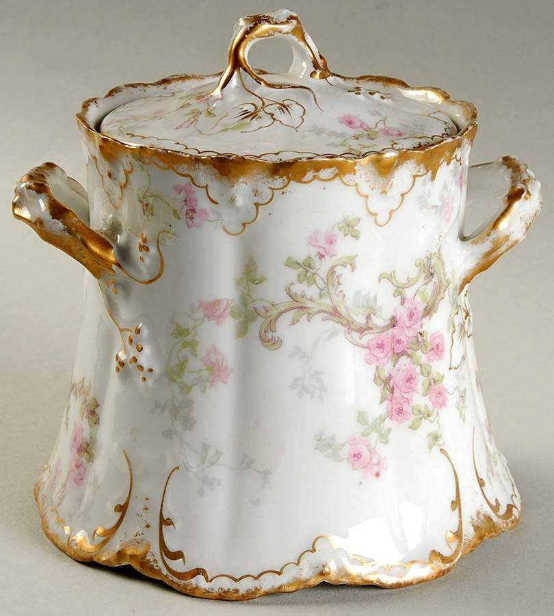 Schleiger 144F Sugar Bowl & Lid by Haviland-1