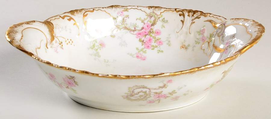 Schleiger 144F 10" Oval Vegetable Bowl by Haviland-1