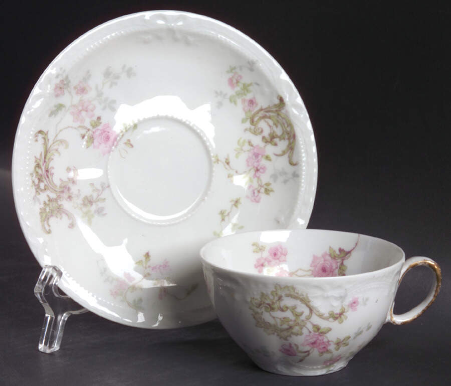 Schleiger 144i Flat Cup & Saucer Set by Haviland-1