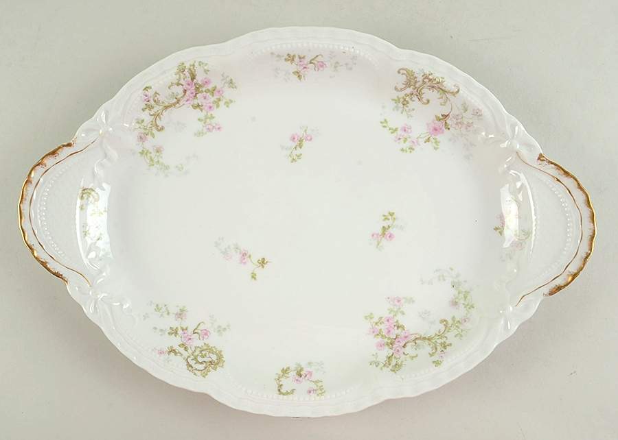 Schleiger 144i 16" Oval Serving Platter by Haviland-1