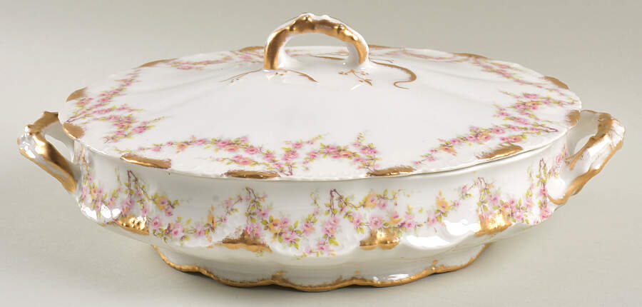 Schleiger 145 Oval Covered Vegetable by Haviland-1