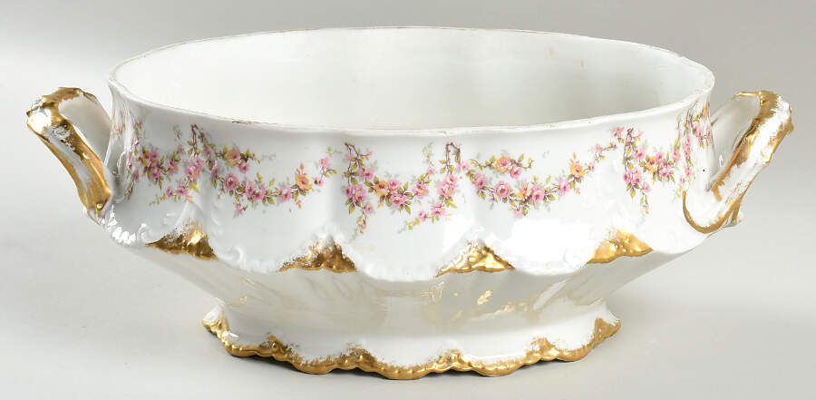 Schleiger 145 Oval Tureen No Lid by Haviland-1