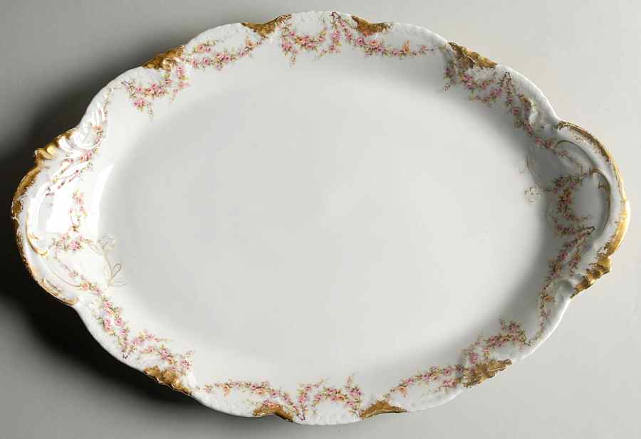 Schleiger 145 14" Oval Serving Platter by Haviland-1
