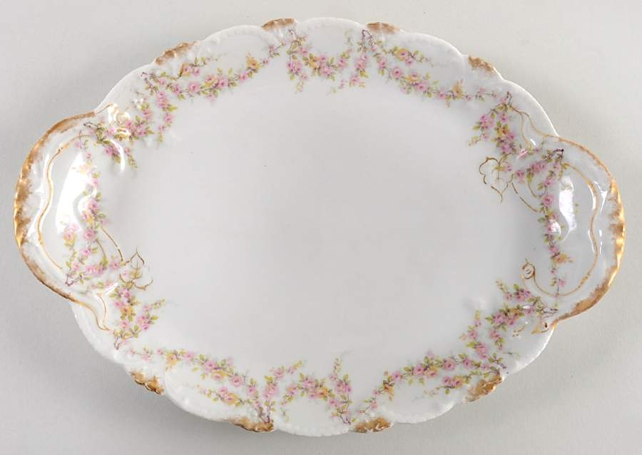 Schleiger 145 11" Oval Serving Platter by Haviland-1