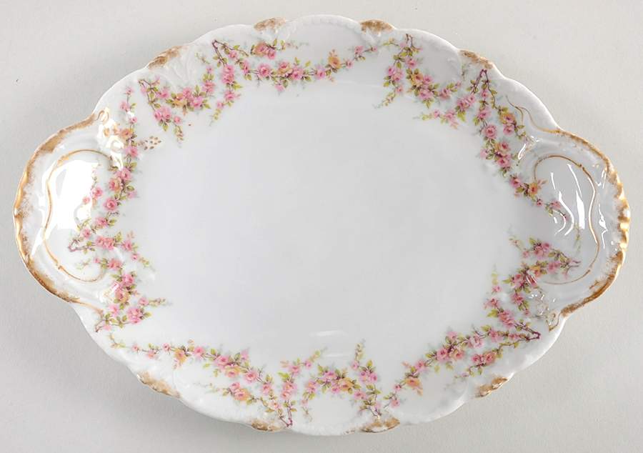 Schleiger 145 10" Oval Serving Platter by Haviland-1
