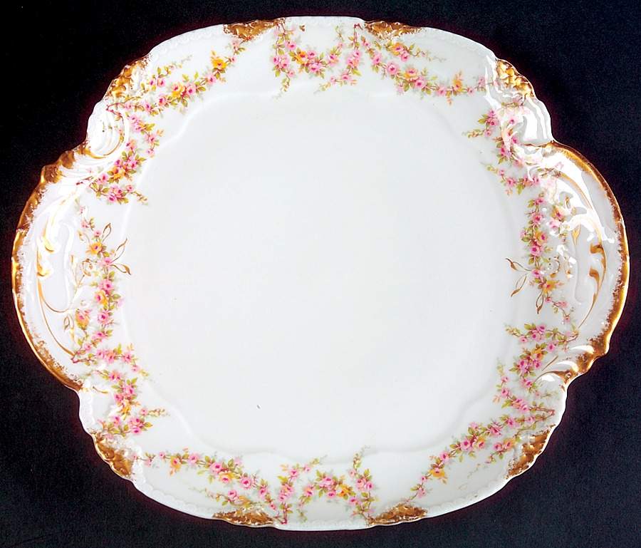 Schleiger 145 Square Handled Cake Plate by Haviland-1