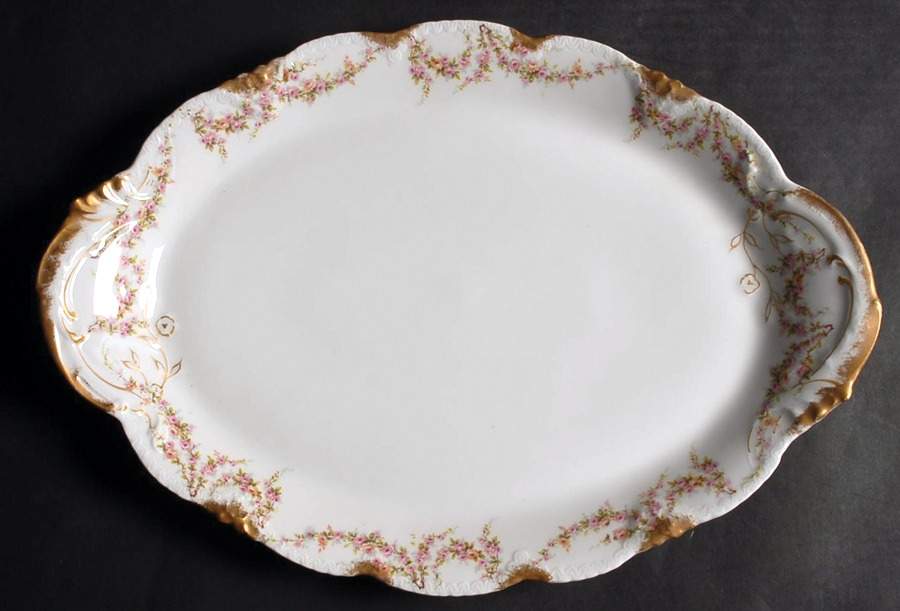 Schleiger 145 16" Oval Serving Platter by Haviland-1