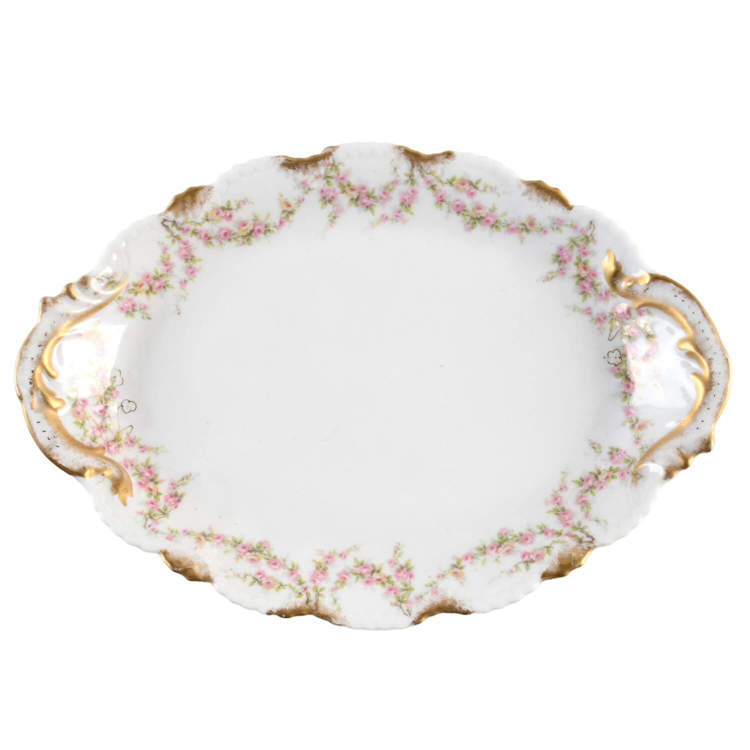 Schleiger 145c 11" Oval Serving Platter by Haviland-1