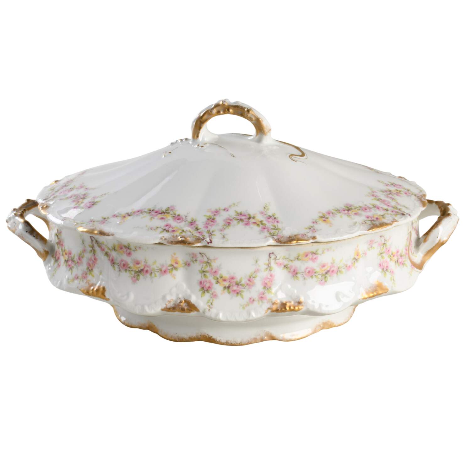 Schleiger 145c Oval Covered Vegetable by Haviland-1