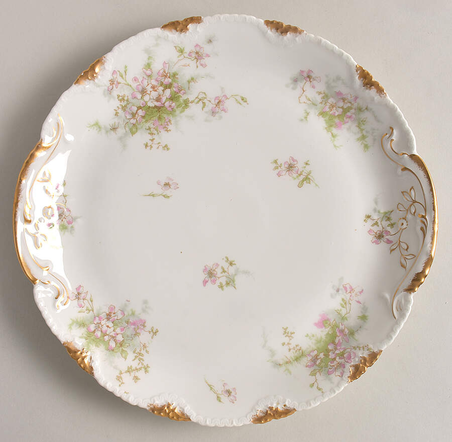 Schleiger 146 Handled Cake Plate by Haviland-1