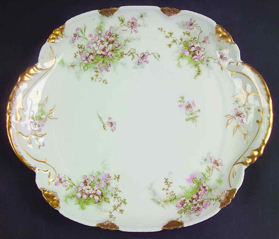 Schleiger 146 Square Handled Cake Plate by Haviland-1