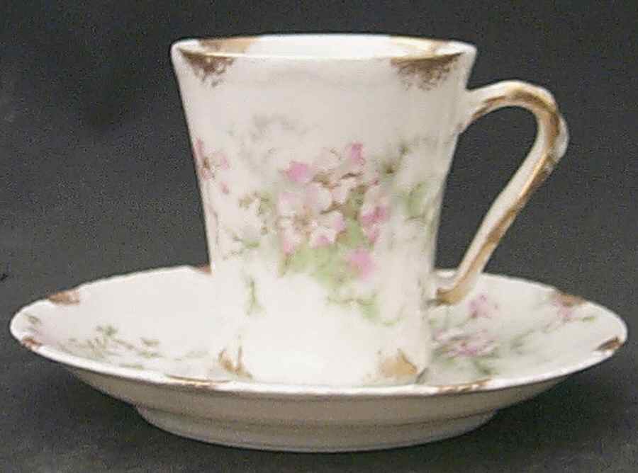 Schleiger 146 Chocolate Cup & Saucer Set by Haviland-1