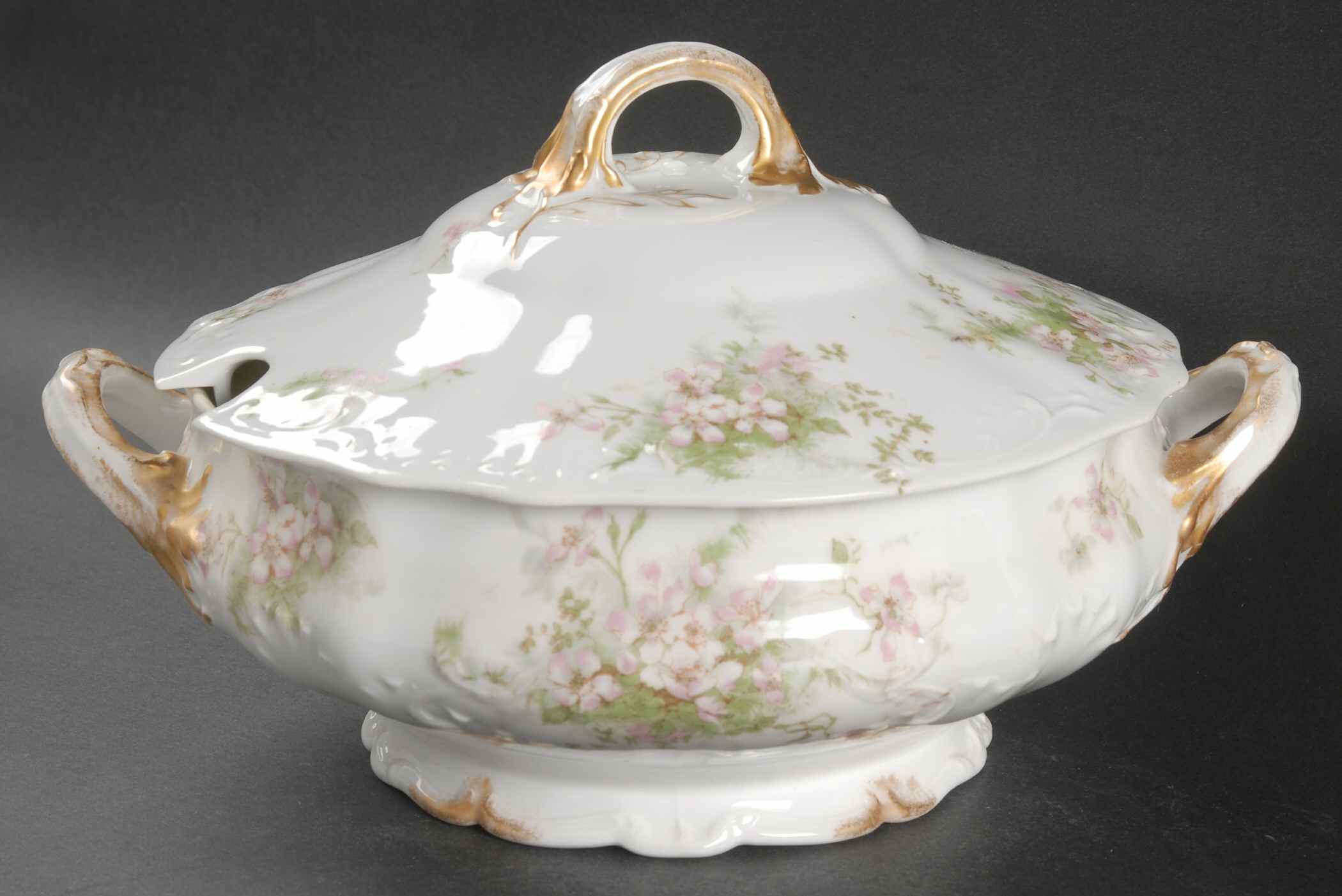 Schleiger 146A Tureen &  Lid by Haviland-1